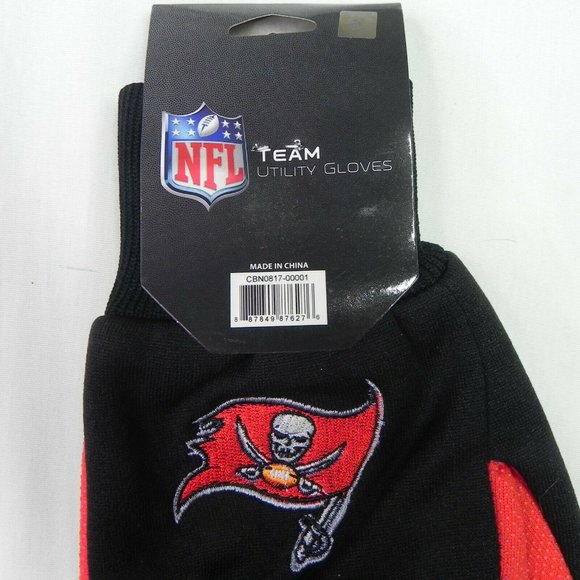 NFL Tampa Bay Buccaneers Utility Gloves One Size N - Picture 3 of 8